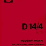 BSA Bantam D14 4 Workshop Manual